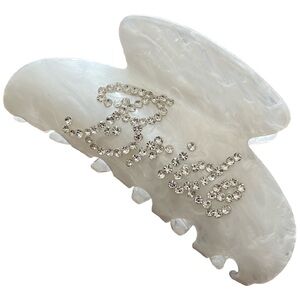 Bride Bedazzled Claw Clip Hair Accessory